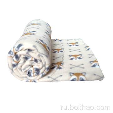 Новый дизайн печатных матовых флисовых одеял